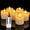 Drip (6Pack,Remote), variant on Homemory Flameless Votive Candles with Timer, 2" x 2" Real Wax, 400+Hour Realistic Black Wick Battery Operated Candles, Set of 6 for Wedding, Party and Holiday Decoration (Battery Included)