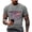 Gray, variant on LNZGNM Patriotic Shirts for Men American Flag Crewneck T-Shirt Stylish 250 Anniversary USA Short Sleeve Shirt Outdoor Tee Shirts,Gray L