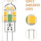 thumbnail image 2 of G4 Bulb, G4 LED Bulb 2W 200LM, Equivalent 20W G4 Halogen Bulb, Warm White 3000K, AC/DC 12V, No Flicker, Non-Dimmable, Pack of 10,, 2 of 5