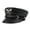 Black, variant on Women Fashion Newsboy Cap PU Leather Flat Gatsby Visor Beret Autumn Winter Hats ,Classic Design