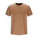 thumbnail image 5 of Playera Elvqul Hombre Economicas Algodón Elástica Marrón Manga Corta Liso Cuello Redondo, 5 of 6