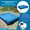 C, variant on Daolelai Children's Sandpit Cover Small Swimming Pool Cover Waterproof Sunshade Cover Blue 1Pc