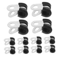 thumbnail image 6 of MLINS  100 Pcs Pipe Clamp with Rubber Strip Tube Fixing Cable Fastening, 6 of 8
