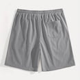 thumbnail image 7 of Gibobby Mens Shorts Men's Linen Shorts Casual Elastic Waist Drawstring Summer Beach Vacation Yoga Golf Shorts with Pockets(XXXL,Grey), 7 of 7