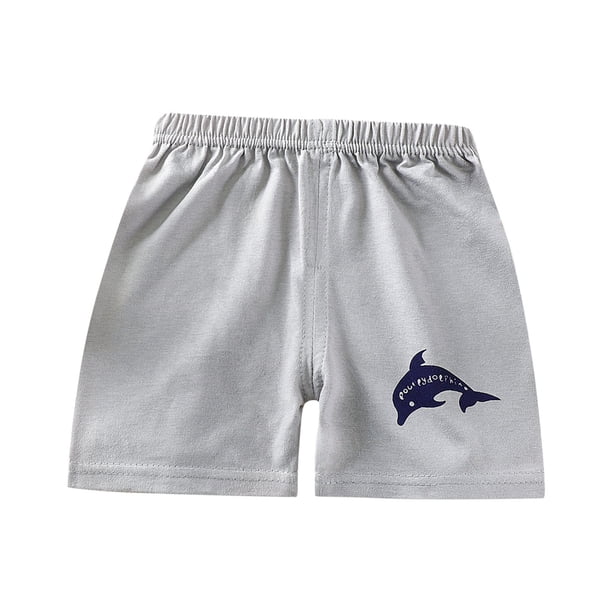 Odeerbi 2-10 Años Niños Niñas Verano Algodón Pantalones Cortos Impresión Linda Entrenamiento Deportivo Pantalones Cortos Respirables Casuales