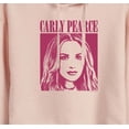 thumbnail image 3 of Carly Pearce - Protrait Burgundy - Country Music - Junior's Cropped Hoodie, 3 of 5