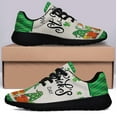 thumbnail image 3 of Happy St Patrick's Day Gnome Shoes Sneakers Black Size 3.5, 3 of 7