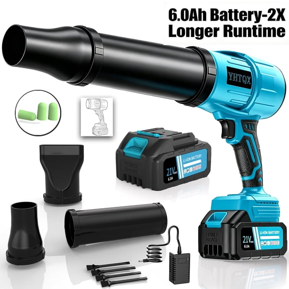 Brushless Handheld Leaf Blower, Portable Multifunctional Cleaning Tool for Yard and Car