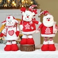 thumbnail image 7 of Christmas Dolls, Christmas Tree Decorations, Expandable Knitted Figurines for Holiday Display, Red and White Cloth Doll Props for Gifts, 7 of 7