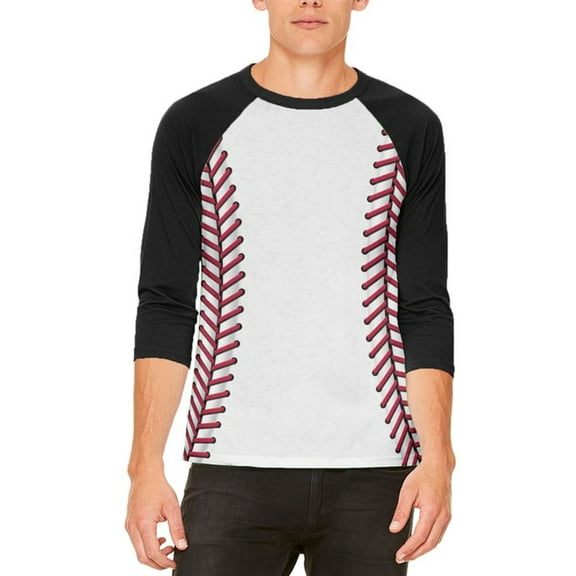 Baseball Costume Mens Raglan T Shirt