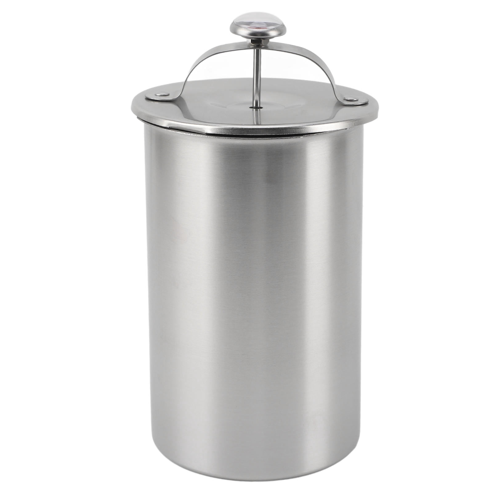BOKYAN Stainless Steel Meat Press with Built‑In Thermometer – Easy‑Use Deli & Vegetable Press for Perfect Cooking