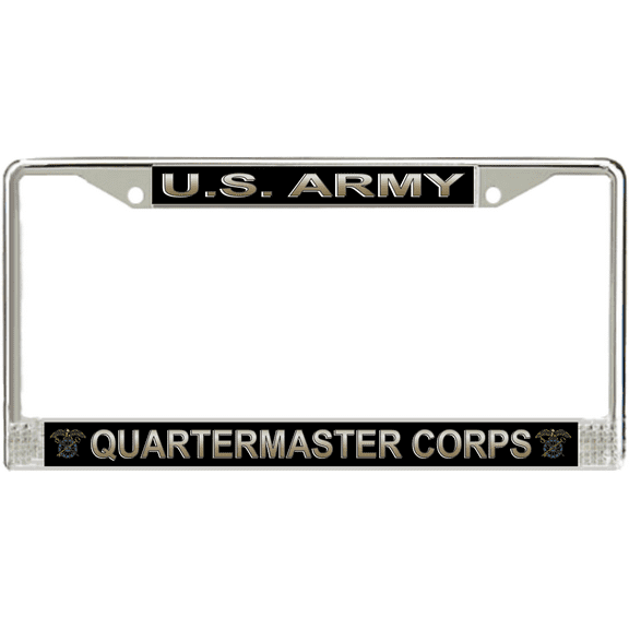 U.S. Army Quartermaster Corps License Plate Frame