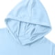 thumbnail image 5 of Ceisia Boys Solid Color Short Sleeve Hooded T-shirt Soft Breathable Casual Top for Kids 5-15Blue9-10 Years Gifts, 5 of 9