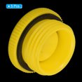 thumbnail image 3 of Uxcell UNF1-1/16 Hold Plugs Plastic Male Threaded Hex Socket End Cap, Yellow 5 Pack, 3 of 5