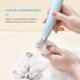 thumbnail image 5 of Cortapelos para mascotas, cortadora de pelo eléctrica inalámbrica para mascotas, cortadora de pelo para perros recargable por USB, cortadora de aseo para perros pequeños y gatos, Azul esquí esquí Gafas de esquí, 5 of 5