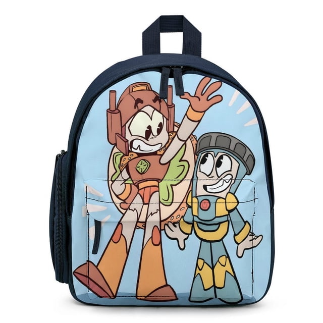 Transformers: BotBots Mochila Escolar para Niños y Niñas, Mochila Infantil Ligera de Alta Calidad, Grande y Duradera Azul
