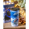 thumbnail image 7 of Cypress Home Ceramic Travel Cup, 17 Oz. ,W/Box, Merry Little Christmas Bear, 7 of 7