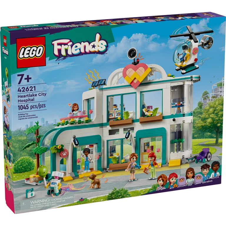 LEGO Friends Heartlake City Hospital Toy Playset, Helicopter Toy