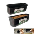 thumbnail image 2 of CSChome Chicken Feeder Chicken Feeder Durable Poultry Food Dispenser Hanging Duck Chicken Feeding Trough Home Farm, 2 of 7