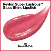 Revlon Super Lustrous Glass Shine Lipstick, Moisturizing Lipstick with Aloe - Dazzle Me Pink