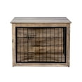 thumbnail image 5 of ZephyPaws 32.68" Dog Crate Furniture , Medium Wooden Dog Crate with Double Doors, Dog Furniture, Indoor Dog Kennel, Medium, 5 of 9