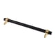 thumbnail image 1 of Manija de la puerta del gabinete de acrílico perfecl dorado y negro 14 mm 50x20x36mm 40x20x36mm 120x20x36mm 152x20x36mm 192x20x36mm 228x20x36mm, 1 of 6