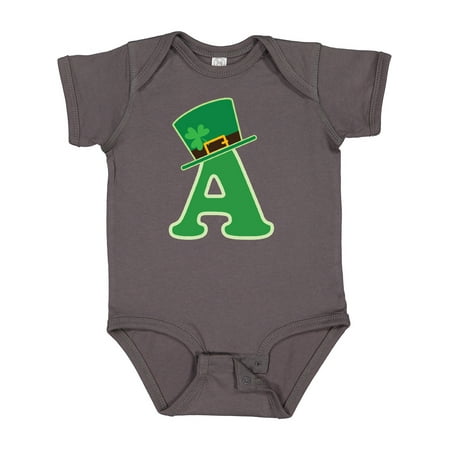 

Inktastic Irish St Patricks Day Letter a Monogram Gift Baby Boy or Baby Girl Bodysuit