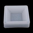 thumbnail image 1 of Moldes de Resina Líquida para Bricolaje Herramienta de Molde para Joyas Molde de Adorno de Silicona para Arcilla Polimérica, Artesanía, Fundició 105x105x28mm Macarena Molde de silicona para adornos, 1 of 8
