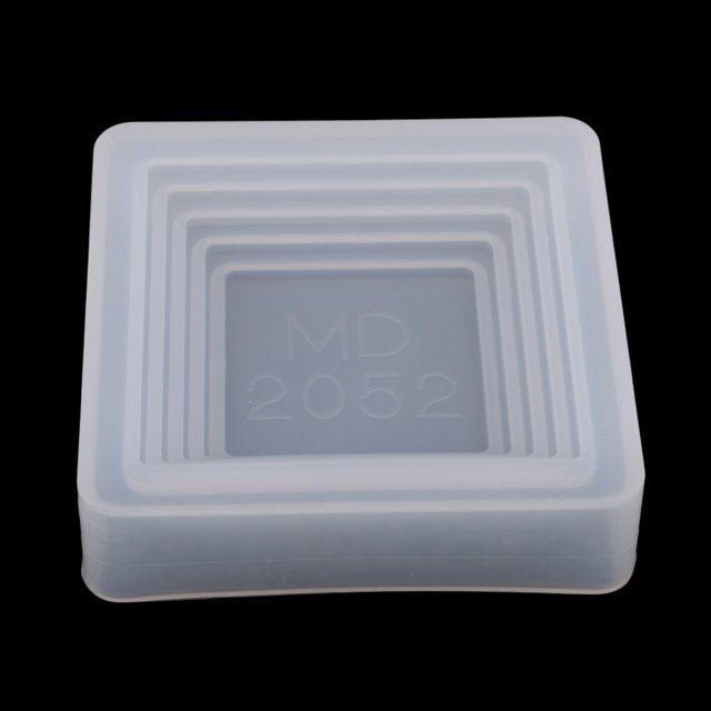 Moldes de Resina Líquida para Bricolaje Herramienta de Molde para Joyas Molde de Adorno de Silicona para Arcilla Polimérica, Artesanía, Fundició 105x105x28mm Macarena Molde de silicona para adornos