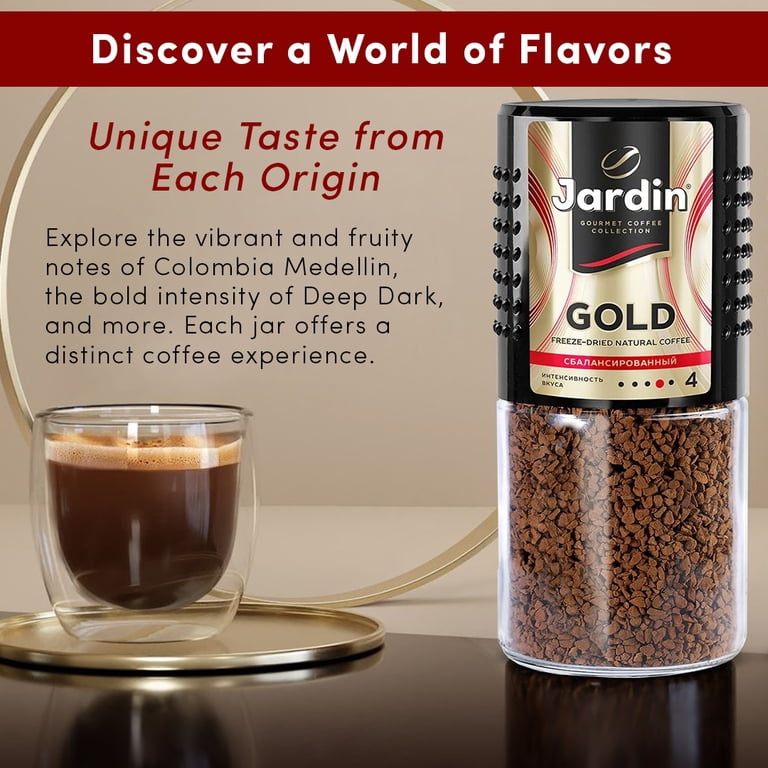 Jardin Freeze Dried Coffee 5-Pack - Instant Coffee Variety with