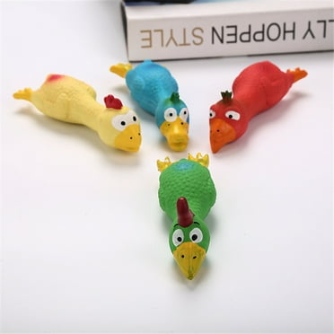 Apmemiss Christmas Outdoor Decorations Clearance Pets Dog Toys Screaming Chicken Squeeze Sound Toy Dog Squeaker Chew Training Toy for Medium and Small Dogs
