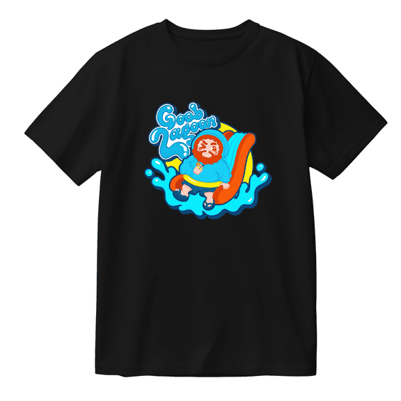 Caseoh Goob Lagoon Cotton T-shirt Women Men Short Sleeve Crewneck Fashion Tee