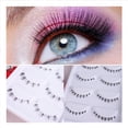 thumbnail image 3 of 5 Pair Cosplay Lower Under Bottom Fake False Eyelashes Make up Lashes Cross G6H7, 3 of 9