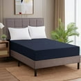 thumbnail image 2 of Sweet Home Collection 1500 Supreme Fitted Sheet Twin Navy, 2 of 5