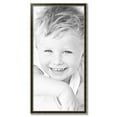 thumbnail image 2 of ArtToFrames 24" x 49" Black Panel With Silver Lip Picture Frame, 24x49 inch Multi Wood Poster Frame (WOM-5093),  Pack, 2 of 7