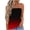 Red, variant on Staron Women Strapless Bandeau Crop Top Summer Boho Vacation Beach Casual Loose Tank Tops Sleeveless Eyelet Gradient, Red S