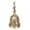 Bronze, variant on LAZIOEGR Deer Shape Hand Bell Vintage Plating Process Rustproof Polished Metal Bell Gold, 4.6 inches / 11.6 cm