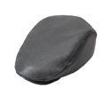 thumbnail image 4 of Retro PU Leather Forward Cap Autumn‑Winter Beret Cap Multi Solid Color ladder Style Street‑wear Driving Daily Headwear, 4 of 5