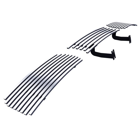 APS Compatible with Ford Excursion 2000-2004 & 99-04 F-250 F350 F450 F550 SD Lower Bumper Stainless Steel Chrome Billet Grille Grill Insert F85388A