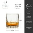 thumbnail image 4 of Viski Reserve Milo Neat Glasses, Bourbon Whiskey Glasses 10.5 oz Set of 4, 4 of 9