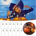 thumbnail image 1 of Calavera de resina decorativa de Halloween para jardín y patio., 1 of 7