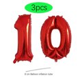 thumbnail image 3 of 2 globos de helio de 32 pulgadas, dorados, plateados, negros, azules y rojos, con números 10, 11, 12, 13, 14 y 15, suministros de decoración para fiestas de feliz cumpleaños, 3 of 5