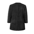 thumbnail image 5 of KEINXS Women‘s Warm Fleece Sherpa Jackets Faux Shearling Coats Oversized Winter Long Coat Outwear, 5 of 6