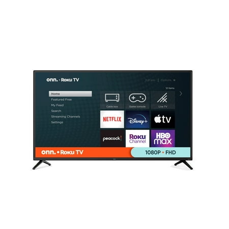 Restored onn. 42" Class FHD (1080P) LED Roku Smart TV 100068372 (Refurbished)