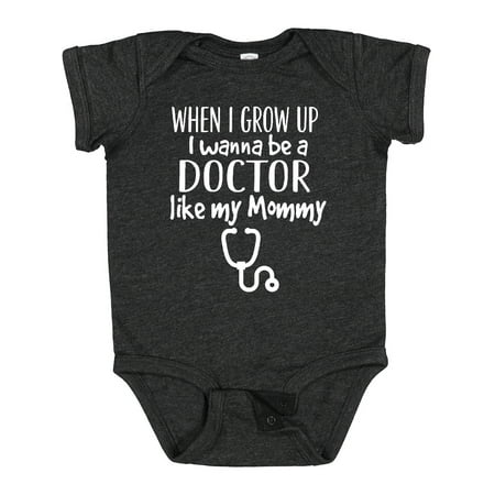 

Inktastic Future Doctor Like Mommy Gift Baby Girl Bodysuit