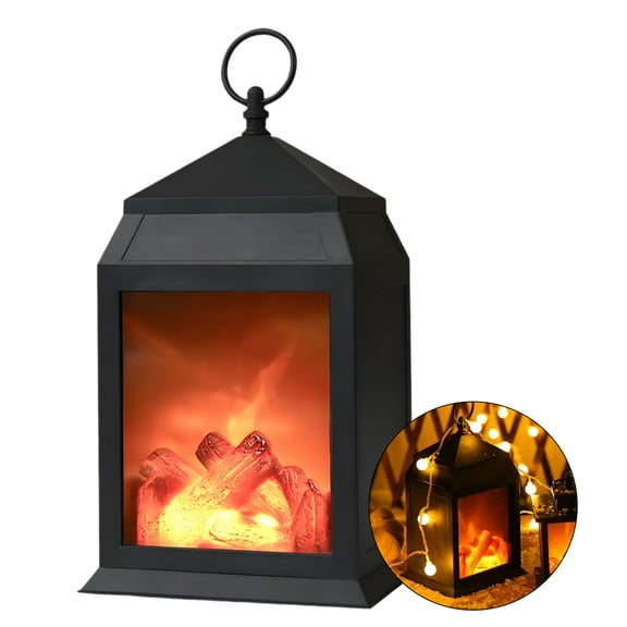 HIBIBUD Wax Melt Warmer,Simulated Flame Fireplace Light Wax Melter,Diy Night Light Atmosphere Light Candle Wax Warmer,style3