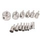 thumbnail image 2 of Juego de 15 brocas de diamante, kit de sierra de corona de diamante, juego de brocas de sierra de corona para cortar vidrio, baldosas, cerámica, mármol, porcelana, 6-8-10-12-14-16-18-20-22-25-26-, 2 of 10