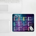 thumbnail image 7 of Coollooc 2026 Calendar Mouse Pad Desk Mat, 10x8 Inch Office Small Mouse Pad, Waterproof Non-Slip Rubber Base for Home Office Gaming Computer Laptop PC Accessories Mousepad(D Style), 7 of 7