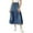 BU2, variant on Women's Retro High Waist A Line Denim Skirt - Vintage Street Style Long Skirt, Polyester, S-XL Sizes