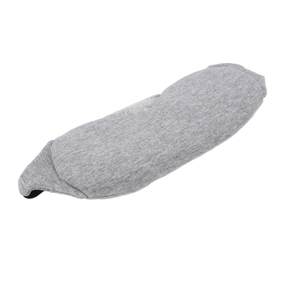 BIMZUC Grey Blackout Sleep Mask, Cotton Breathable Adjustable Contoured Eye Cover for Side Sleepers & Travel (27.17 inches / 69 cm)